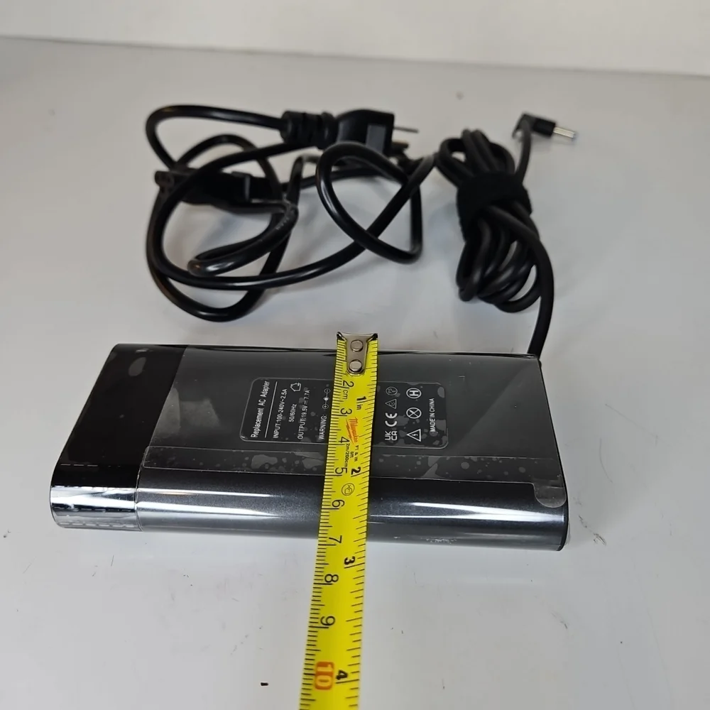 Black Power Adapter with Cable